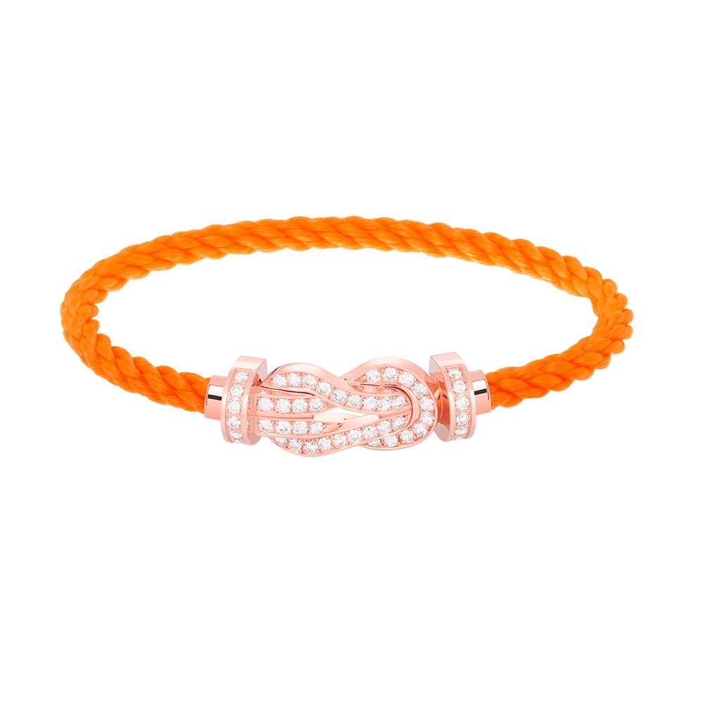 [Glimmer]CHANCE LARGE 8 FIGURE BUCKLE FULL DIAMOND BRACELET Glimmer GOLD