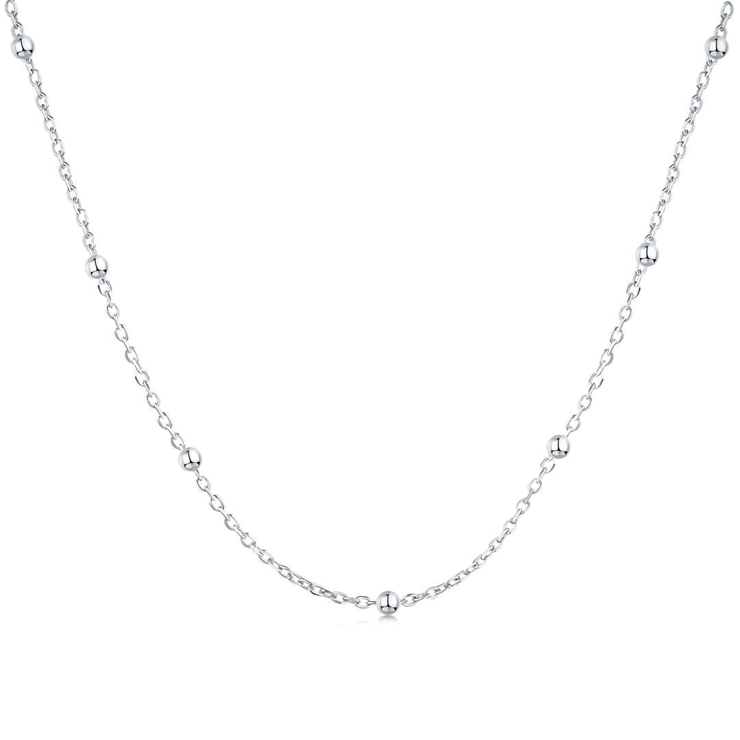 [Glimmer Jewelry]Small Bead Clavicle Chain Simple Necklace