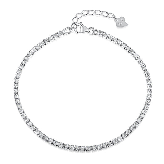 [Glimmer Jewelry]輝くシャイニング プリンセスカット テニスブレスレット