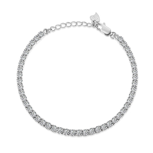 [Glimmer Jewelry]煌めくラウンドカットのデイリーブレスレット