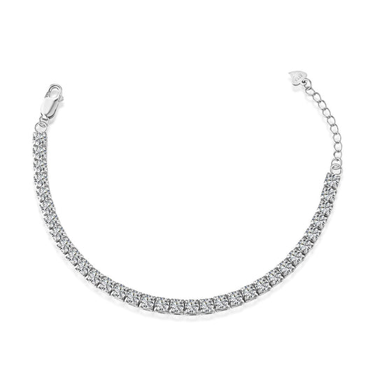 [Glimmer Jewelry]輝くラディアント プリンセスカット テニスブレスレット