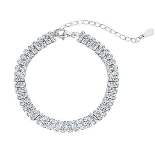 [Glimmer Jewelry]エメラルドカットブレスレット
