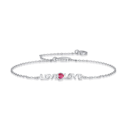 [Glimmer Jewelry]Romantic Heart Shape Lover Bracelet