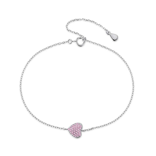 [Glimmer Jewelry]ハート型ジェントル万能ブレスレット