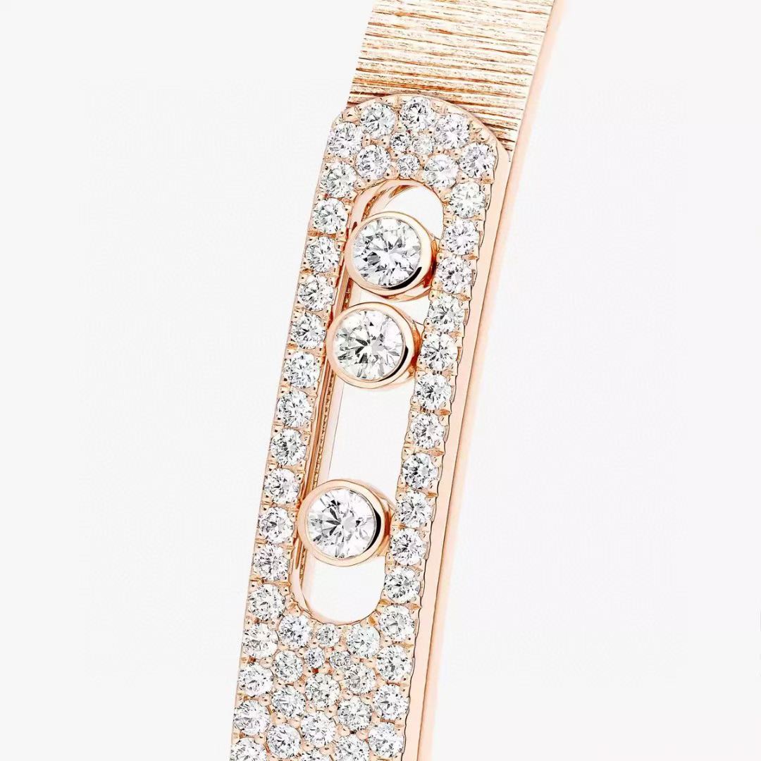 [Glimmer]2026 BRAND-NEW FROSTED BRACELET WITH DIAMONDS THREE COLORS