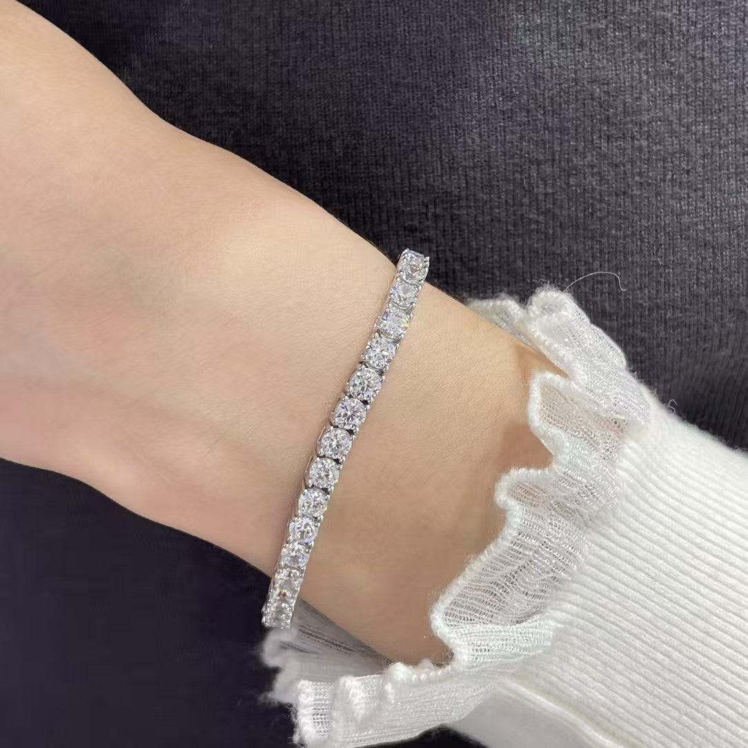 [Glimmer jewelrys]ダイヤモンド フルセット テニスブレスレット