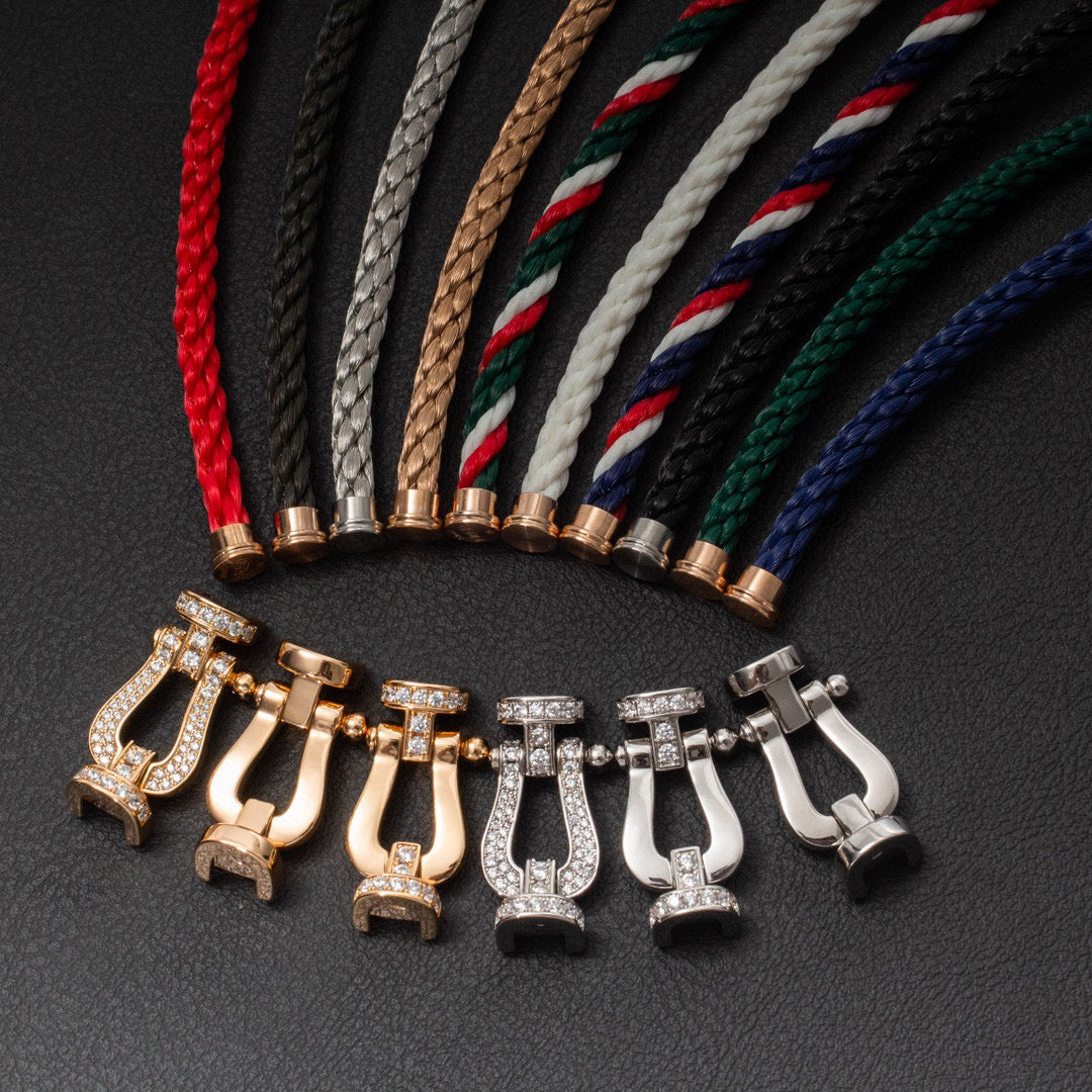 [Glimmer]FORCE LARGE HORSESHOE NO DIAMOND BRACELET SILVER