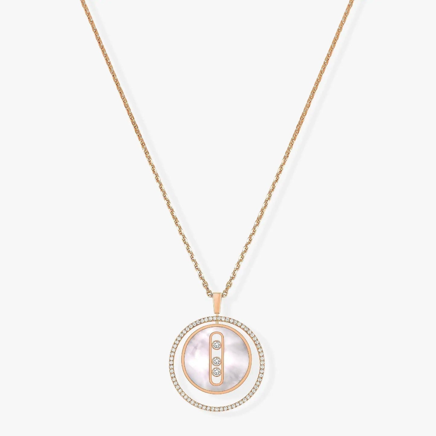 [Glimmer]デモ MOVE MM NACRE BLANCHE DIAMOND NECKLACE