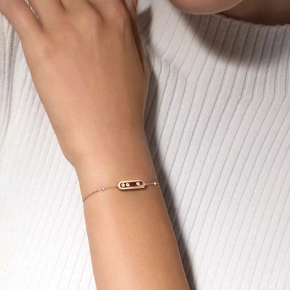 [Glimmer]Baby Move Diamond Bracelet