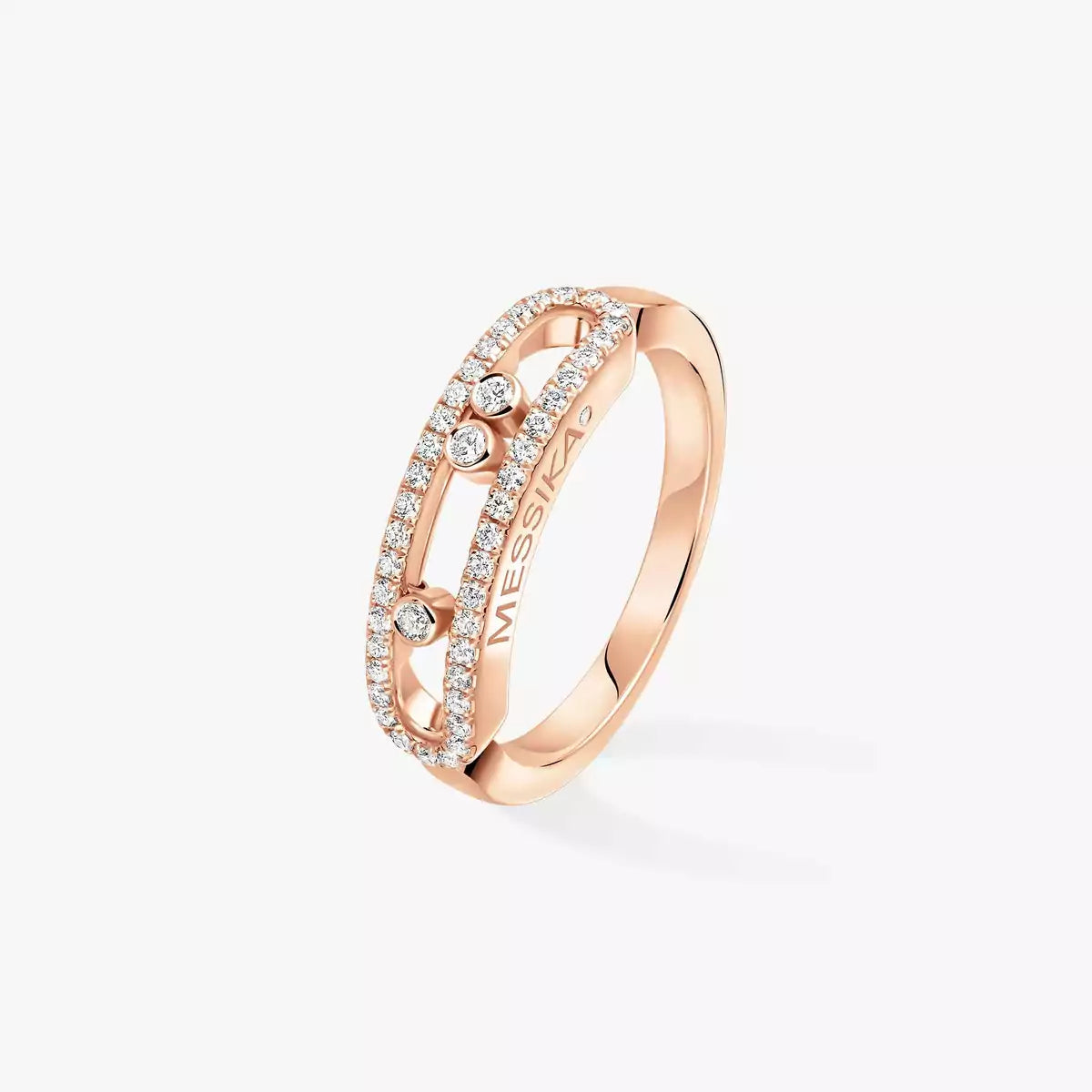 [Glimmer] Baby Move Gold Diamond Pave_ Ring