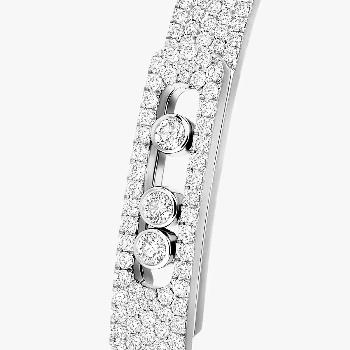 [Glimmer]Move Noa Full Pavé Diamond Bangle Bracelet